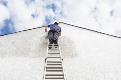 Peinture extérieure au Coudray — façades et ravalement